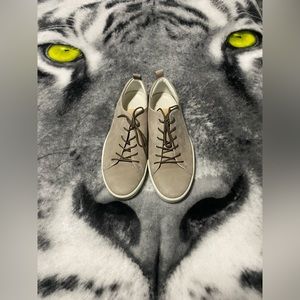 ECCO Mens Soft Luxe Tie Sneaker EUR 46 (US 11) Gray Grey Leather 44050411459